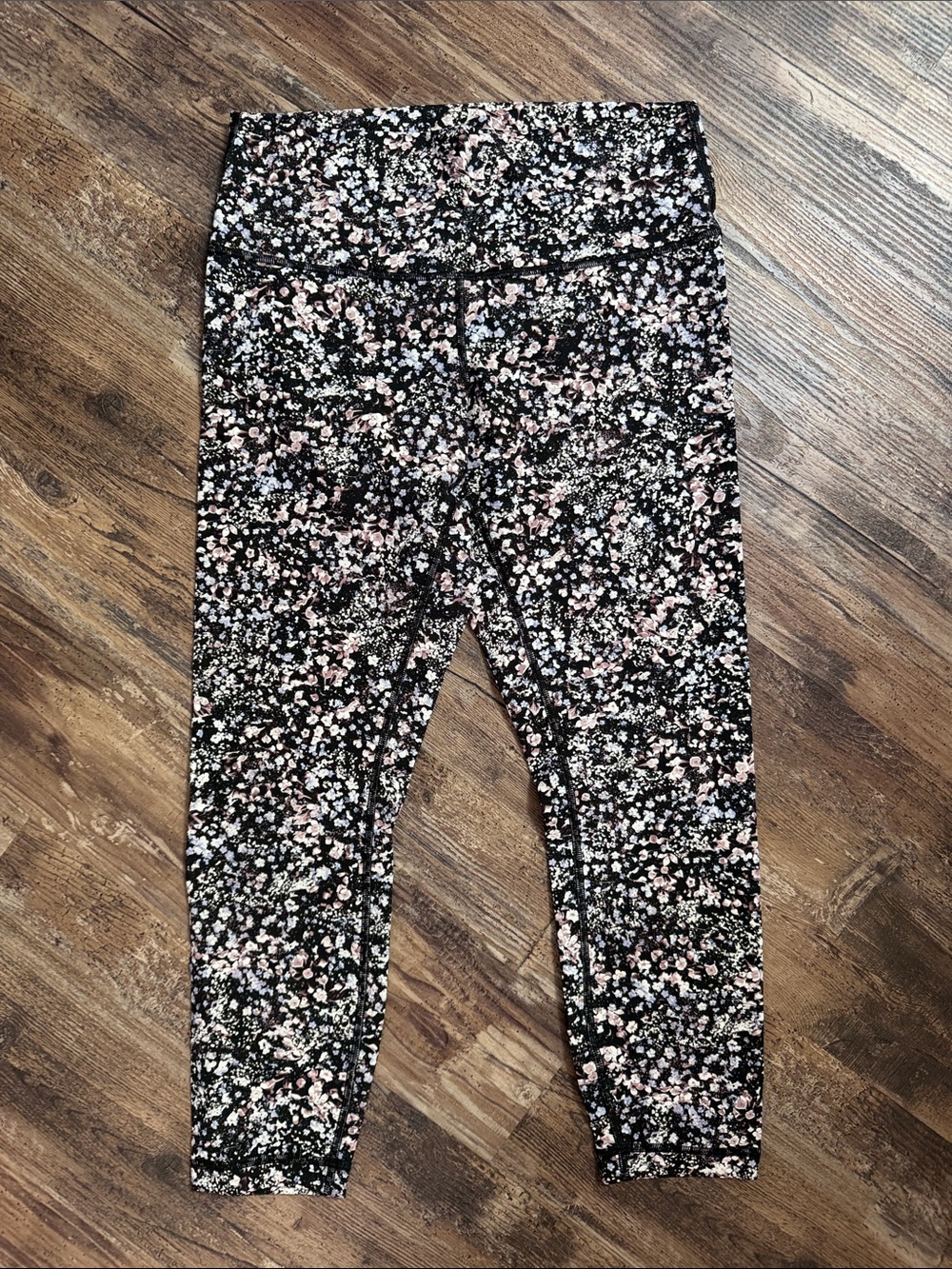 Lululemon Wunder Under High-Rise Tight 25" Full-On Luxtreme Floral Size 10